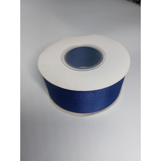 ОПТ Лента репсовая премиум 4 см*20 ярдов цв. темно-синий